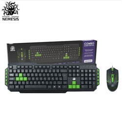 TECLADO E MOUSE GAMER LED LUMINOSO START 2.0 - PRET