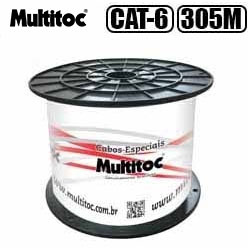 CFTV. CABO DE ALARME MULTIPARES 30X4P CT6 (BOBINA
