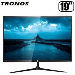 MONITOR 19" LED TRONOS TRS-HK19WY PRETO VESA 75 WI