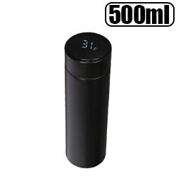 UDB. SQUEEZE 500ML C/ MEDIDOR TEMPERATURA PRETA