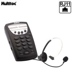 UD. TELEFONE C/ MIC. RJ11 OFFICE OPERADOR P/ TELE