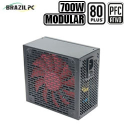 FONTE ATX 700W REAL PFC ATIVO 80 PLUS SILVER CABO MO