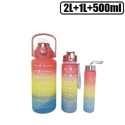 UDB. SQUEEZE (KIT C/ 3 UN.) 2L + 1L + 500ML PLASTICO C