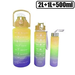UDB. SQUEEZE (KIT C/ 3 UN.) 2L + 1L + 500ML PLASTICO C