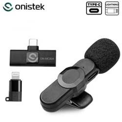 MICROFONE DE LAPELA P/ CEL. IPHONE E TYPE-C (BLISTER)