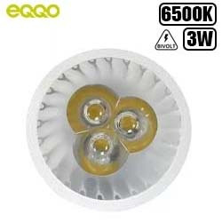 MDCI.LAMP. LED GU10 3W 6500K-BF BIVOLT MOD. LGH-03W-