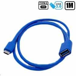 CABO EXTENSOR USB 3.0 1M FÊMEA P/ TYPE-C MACHO DK-209