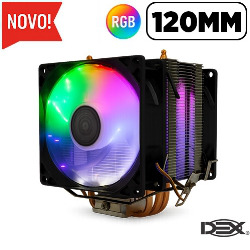 COOLER GAMER P/ PROC. REF: DX-9500D PRETO RGB DUPL