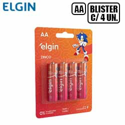 EN1. PILHA AA ZINCO CARVAO R06 (BLISTER C/ 4)