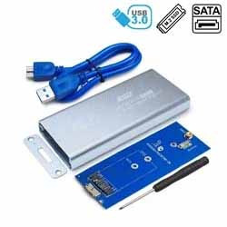CASE EXTERNO P/ HD SSD M2 SATA USB 3.0 NGFF FY-665