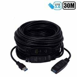 CABO EXTENSOR AMPLIFICADOR USB 3.0 30M REF.