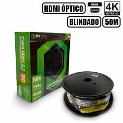 CABO HDMI FIBRA OPTICA 4K 50M 144HZ ULTRA 2.1 BLINDAD