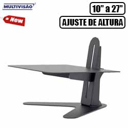 S.SUPORTE P/ MONITOR DE MESA 10" A 27" PRETO