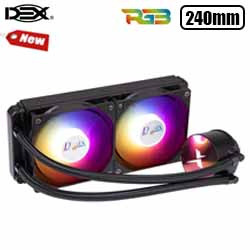COOLER WATER GAMER P/ PROC. REF. DX-240C PRETO LED