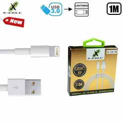 CABO CEL/DADOS USB 3.0 P/ IPHONE 1M MOD. XC-CD-78