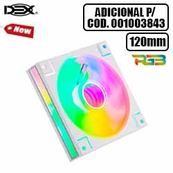COOLER GAMER P/ GAB. KIT RGB MOD.DX-11-BR(KIT DX-123D