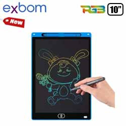UD1. TABLET TELA LOUSA MAGICA RGB 10" AZUL