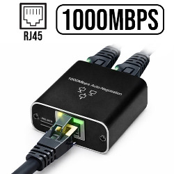 ADAPTADOR EMENDA RJ45 "Y" 1 FEMEA P/ 2 FEMEAS GIGALA