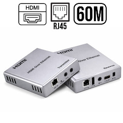 ADAPTADOR EXTENSOR KVM HDMI VIA RJ45 60M CAT5E/CAT6 R