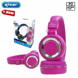 FONE GAMER C/ MIC. 2 P2 REF. KP-422 ROSA