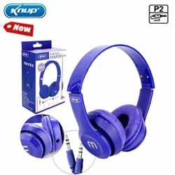 FONE P2 DOBRÁVEL REF. KP-429 AZUL