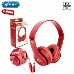 FONE P2 DOBRÁVEL REF. KP-429 VERMELHO