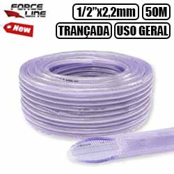UDL. MANGUEIRA USO GERAL TRANÇADA 50M-1/2"X2,2MM-250P