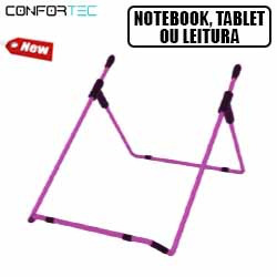 SUPORTE P/NOTEBOOK TABLET OU TEXTO COR ROSA RE
