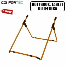SUPORTE P/NOTEBOOK TABLET OU TEXTO COR LARANJA