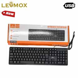 TECLADO OFFICE PRETO USB LEY-1603