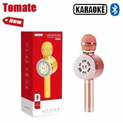 MICROFONE KARAOKE VOICE BLUETOOTH RECARREGÁVEL RE