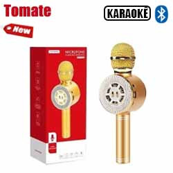 MICROFONE KARAOKE VOICE BLUETOOTH RECARREGÁVEL RE