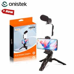 SUPORTE P/ CEL. RING LIGHT (KIT C/ ILUM.+TRIPÉ+CONT
