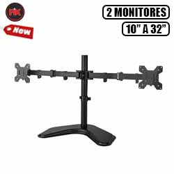 S.SUPORTE MONITOR AJUSTAVEL DE MESA 2 MONITOR