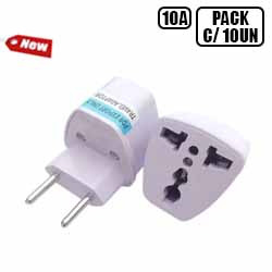 EN. ADAPTADOR TOMADA UNIVERSAL 10A (PCT. C/ 10 UN.) R