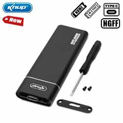 CASE EXTERNO P/ HD SSD M2 (NGFF / NVME) USB C/ ADAPT.