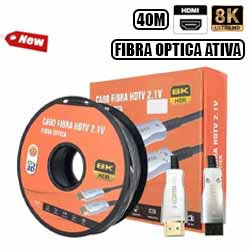 CABO HDMI FIBRA OPTICA 8K 40M HDR 2.1 (BOBINA) - REF. F