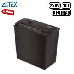 UD. LIX. FRAGMENTADORA DE PAPEL 10L 220V (CAP. 6 FLS)