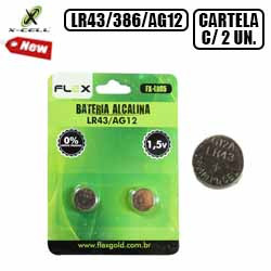 EN1. BATERIA BOTÃO LR43/386/AG12 MOD. FX-LR05 (CA