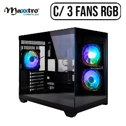 GABINETE GAMER AQUARIO (3 COOLER RGB + CONTROLADO