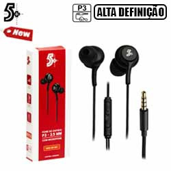 FONE C/ MIC. P3 - ALTA DEFINICAO AURICULAR C/ MICRO