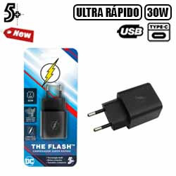 EN. CARREG. TOMADA TYPE-C + USB DE 30W (TECNOLO