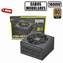 FONTE ATX 1000W REAL PFC ATIVO 80 PLUS GOLD CABO MOD