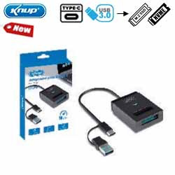 ADAPTADOR USB E TYPE-C 3.1 P/ SSD M2 NVME MOD. KP-HD8