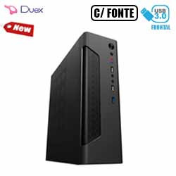 GABINETE SLIM USB 3.0 MICRO ATX-ITX C/ FONTE 200W R