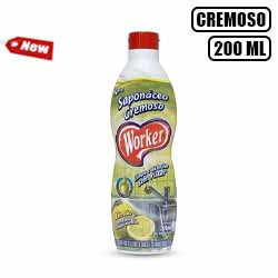 UDL. SAPONACEO CREMOSO 200ML FRAGANCIA LIMAO WORKE