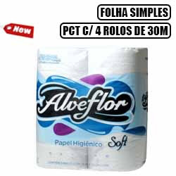 UDL. PAPEL HIGIÊNICO (PCT.C/ 4 ROLOS DE 30M) FOLHA