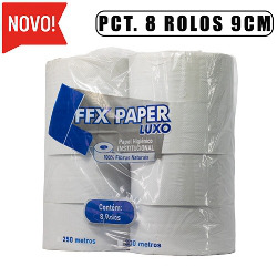 UDL. PAPEL HIGIÊNICO ROLAO 8 X 9CM INST. BCO COMU
