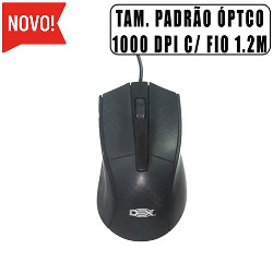 MOUSE ÓPTICO OFFICE (TAMANHO PADRÃO) 1000DPI REF