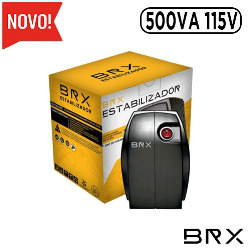 EN. ESTABILIZADOR 500VA BIVOLT 4 TOMADAS 115V BRX - E